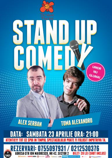 poze stand up comedy sambata 23 aprilie bucuresti ora 21