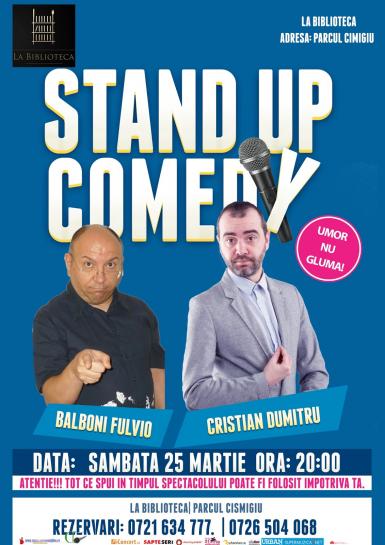 poze stand up comedy sambata 25 martie bucuresti la biblioteca