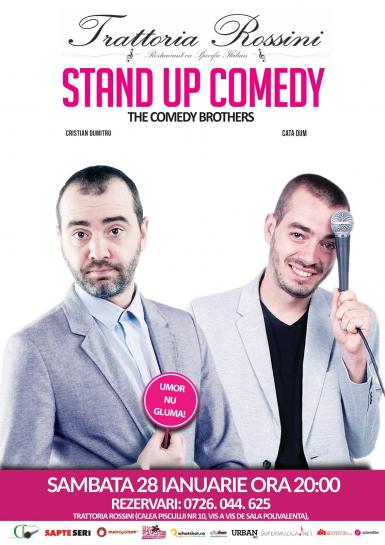 poze stand up comedy sambata 28 ianuarie bucuresti trattoria rossini