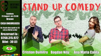 poze stand up comedy sambata 29 august brasov