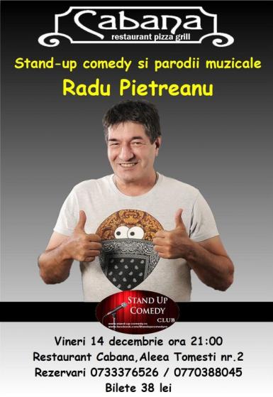 poze stand up comedy si parodii muzicale cu radu pietreanu