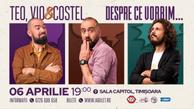 poze stand up comedy teo vio i costel despre ce vorbim show 2