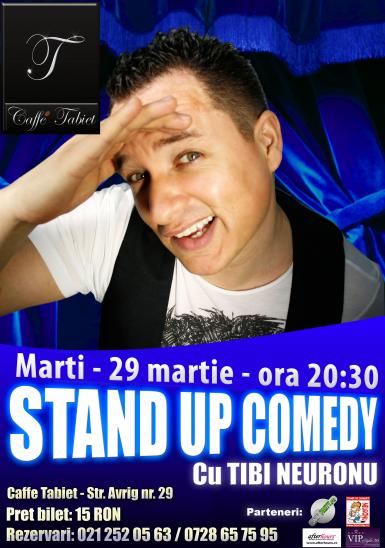 poze stand up comedy tibi neuronu