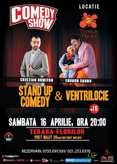 poze stand up comedy ventrilocie sambata 16 aprilie bucuresti