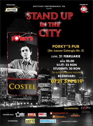 poze stand up in the city cu costel 21 02 porky s pub