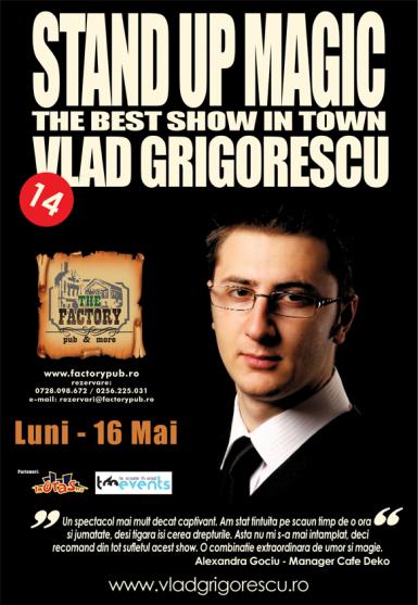 poze stand up magic cu vlad grigorescu