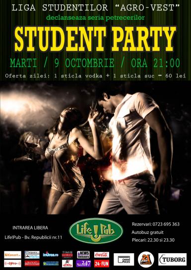 student party lifepub timisoara