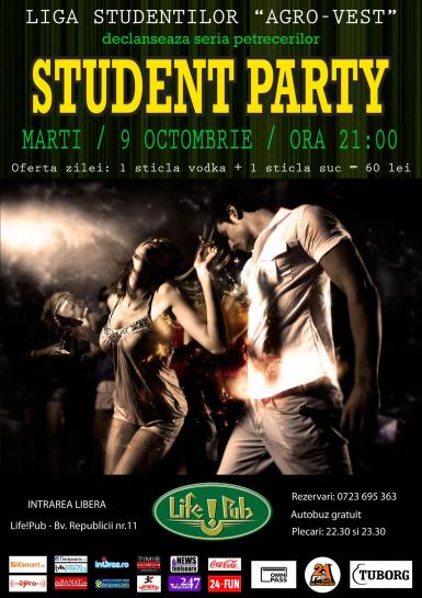 poze student party in lifepub 