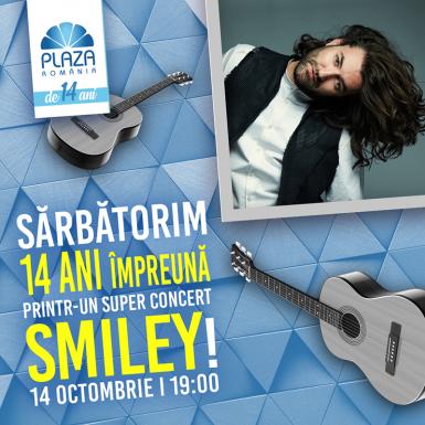 poze super concert smiley la aniversarea a 14 ani de plaza romania 