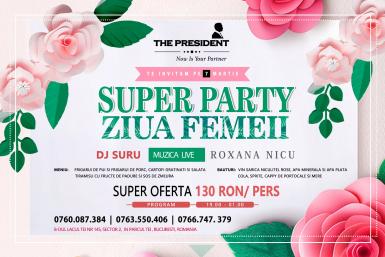 poze super party de ziua femeii la the president