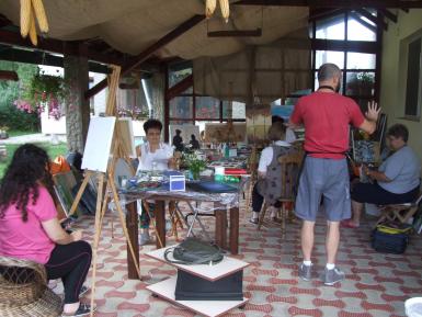 poze tabara de pictura hobby art nivel incepatori adulti