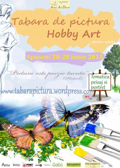 poze tabara de pictura hobby art pentru adulti apuseni 2015