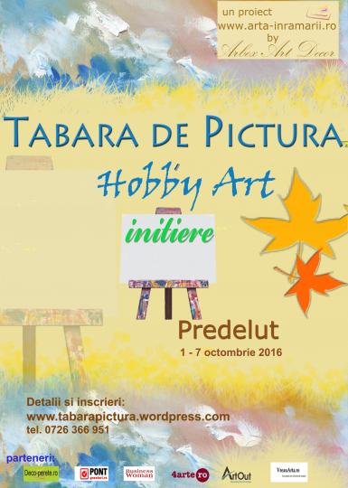 poze tabara de pictura hobby art pentru adulti initiere 2016