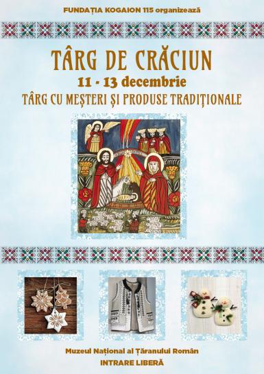 poze targ cu mesteri si produse traditionale de craciun