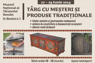 poze targ cu mesteri si produse traditionale de sanpetru de vara