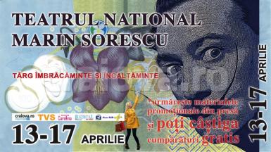 poze targ de imbracaminte si incaltaminte la teatrul national marin sorescu