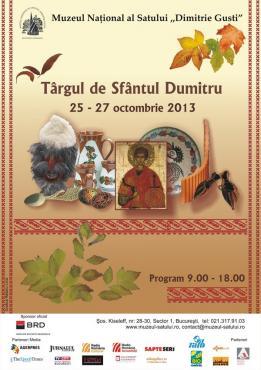 poze targ de sfantul dumitru la muzeul satului