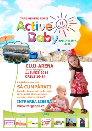 poze targ pentru copii active baby cluj arena