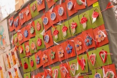 poze targul culori de martisor la baneasa shopping city