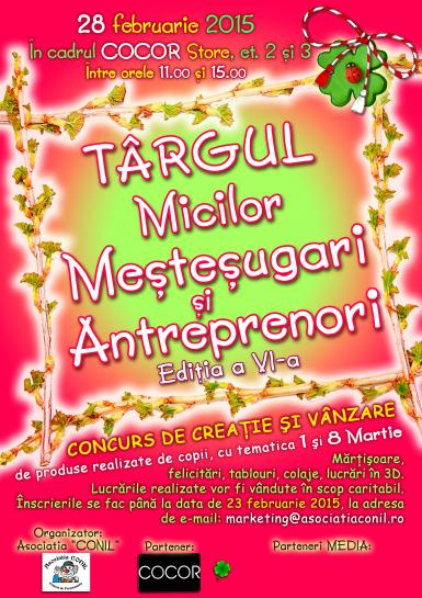 poze targul de martisor al micilor mestesugari si antreprenori 2015