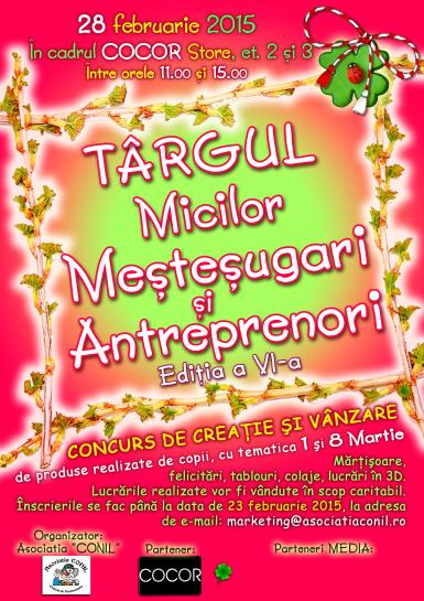 poze targul de martisor al micilor mestesugari si antreprenori 2015