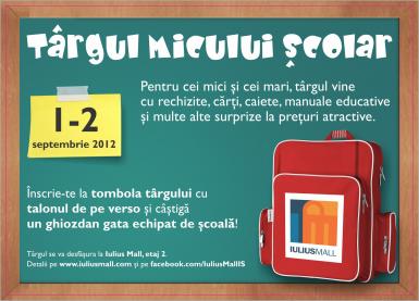 poze targul micului colar la iulius mall