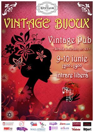 poze targul vintage bijoux in vintage pub