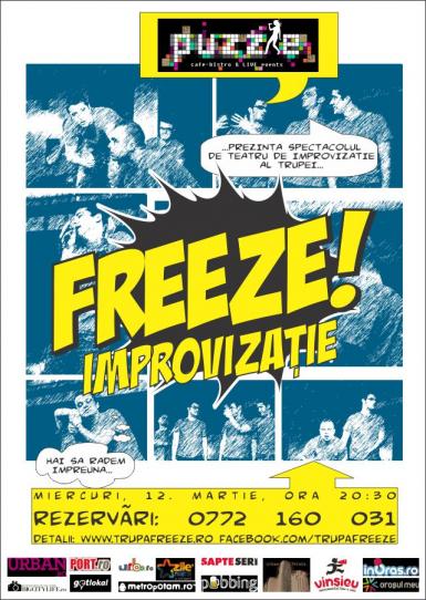 poze teatru de improvizatie cu trupa freeze