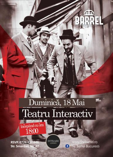 poze teatru interactiv la the barrel 