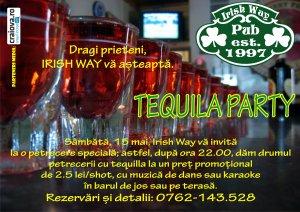 poze tequila party in irish way pub