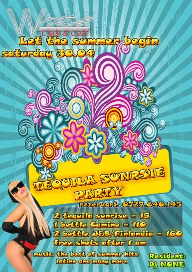 poze tequila sunrise party