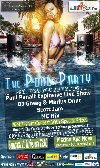 poze the pool party with paul panait dj greeg marius onuc scott jam mc nix