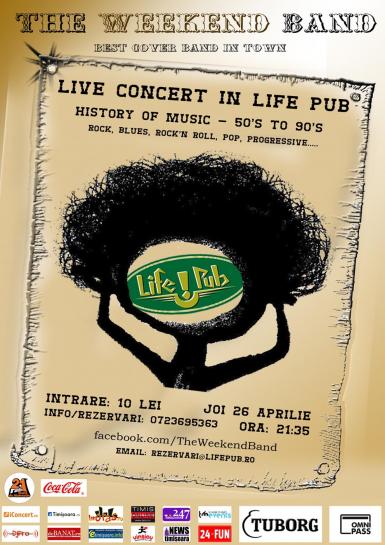 poze the weekend band concert live in lifepub