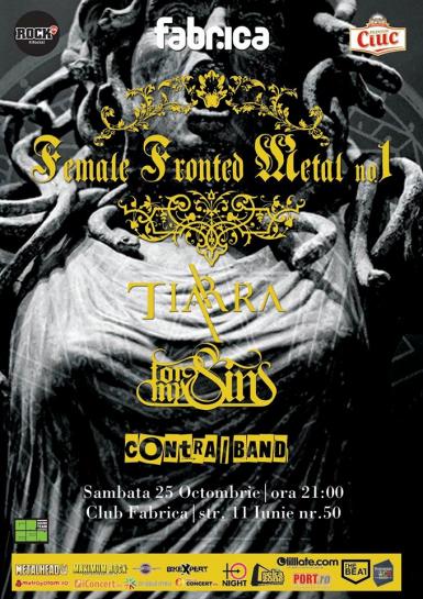 poze tiarra for my sins si contra band in club fabrica