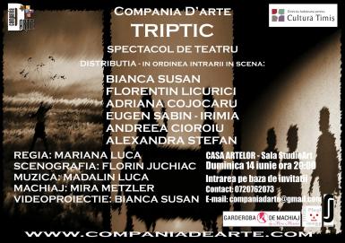 poze triptic spectacol al companiei d arte