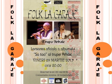 poze trupa arhaic in concert la garaje