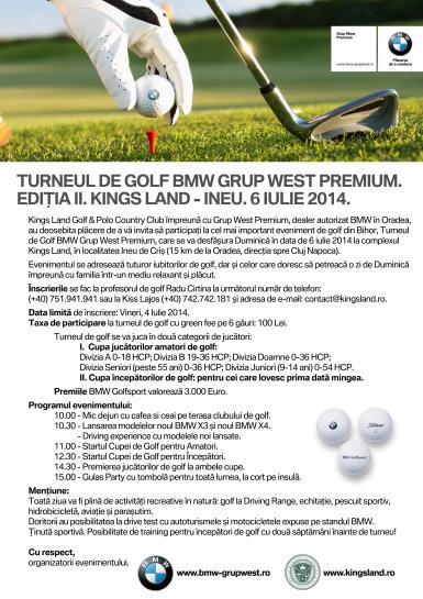 poze turneul de golf bmw grup west premium