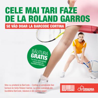poze turneul de tenis roland garros se vede la cortina