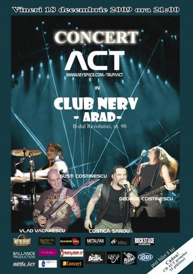 poze ultimele trei concerte act in 2009