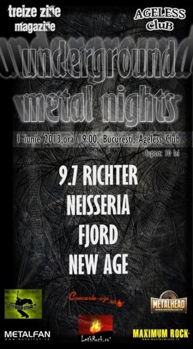 poze underground metal nights ii in ageless club