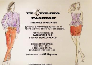 poze upcycling fashion workshop