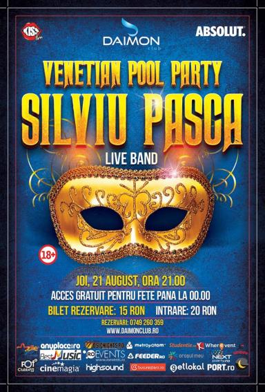 poze venetian pool party silviu pa ca live band daimon pool club