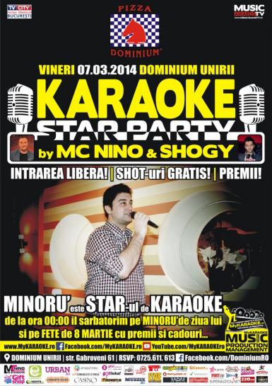 poze vineri 07 03 karaoke party cu mc nino shogy dominium unirii