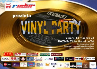 poze vinyl party in club razna