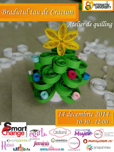 poze vrei brad eco vino pe 14 decembrie la quilling