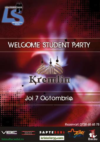 poze welcome student party in club kremlin