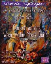 poze when violin meets guitar concert libraria syntagma