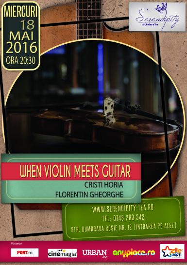 poze when violin meets guitar