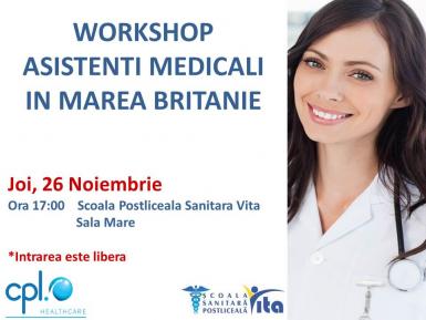 poze workshop asistenti medicali in marea britanie