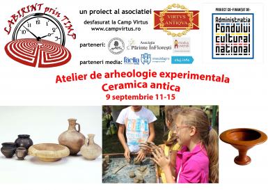 poze workshop de arheologie experiemntala ceramica antica